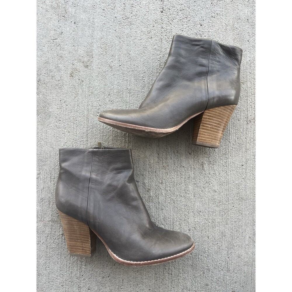 Aerin Gray Clayton Boots Size 8.5 Leather
